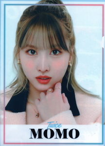 TWICE MOMO モモ K-POP グッズ クリアファイル A4サイズ 新作写真