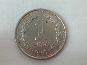 アルゼンチン １ペソ 1957 硬貨 ls125
