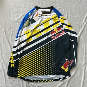 KINI RED BULL VINTAGE SHIRT YELLOW/BLUE XLサイズ レッドブル オフロードシャツ メッシュ A50704-5