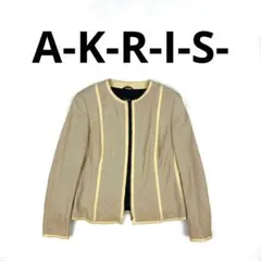 【定価50万超】 AKRIS パンチング レザージャケット スイス製　riri