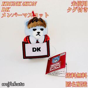 KRUNK iKON メンバーマスコット DK 未使用 送料無料 匿名配送 ぬいぐるみ キム・ドンヒョク