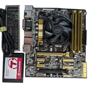 【中古】ASUS H87M-PRO + Win10Pro、CPU(i7 4790)、メモリ(16GB)、SSD(256GB)セット