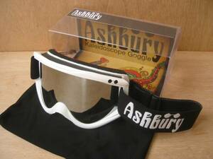 ASHBURY(アシュべリー) KALEIDOSCOPE GOGGLE ゴーグル WHITE(ホワイト) Handmade in Italy 初期モデル