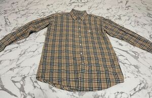 ★BURBERRY LONDON バーバリー 長袖 長袖シャツ シャツ　ノバチェック チェック柄 チェック柄シャツ メンズ　Lサイズ