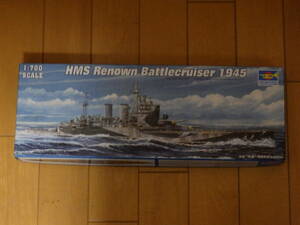 【新品】トランぺッター　1/700　イギリス海軍巡洋戦艦　レナウン　1945