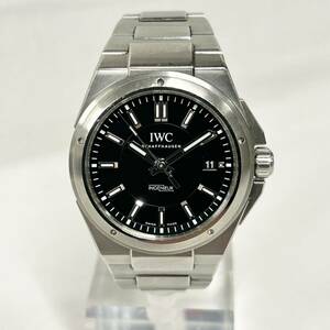 IWC IW323902 Ingenieur Automatic Schaffhausen Black 39mm アイダブリューシー インヂュニア オートマチック ブラック