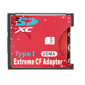 SDカード→CFカード TypeI 変換アダプター SDHC SDXC コンパクトフラッシュ 【送料230円】