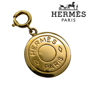 【中古】【非常に良い】HERMES ペンダント ブランド エルメス セリエ コイン チャーム ゴールド r-hermes-p-0561-01