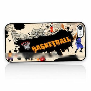 iPhone6 6Sバスケットボールアートケース 保護フィルム付