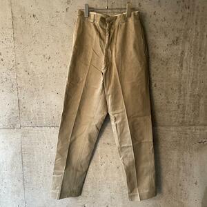 ET253 60s US ARMY カーキ チノパン チノトラウザーズ 60s 軍チノ PRENTICEジッパーフライ UNIFORM TWILL 8.2 OZ.