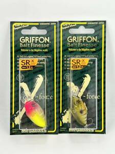 メガバス SR-X グリフォン ベイトフィネス 2個セット 未開封品 GLX GALAXY GILL ＆ EIGHT REACTION GRIFFON Bait Finesse Megabass