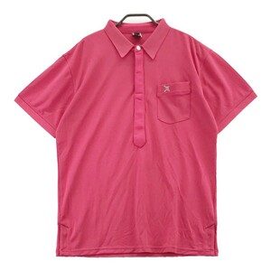 OAKLEY オークリー 半袖ポロシャツ スカル ピンク系 XL [240001911904] ゴルフウェア メンズ
