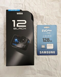 新品未開封GoPro HERO12 Black アクセサリーセット microsd128GB付