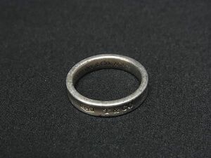 1円 TIFFANY＆Co ティファニー 1837 ナロー SV925 リング 指輪 アクセサリー 約11号 レディース メンズ シルバー系 AV8637