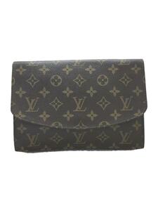 LOUIS VUITTON◆ポシェット・ラバ23_モノグラム・キャンバス_BRW/PVC/BRW