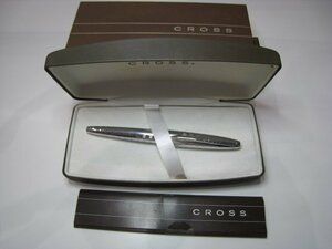 ★クロス CROSS 万年筆 アポジー 18K シルバー【中古】｛dgs3685｝