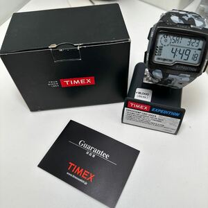 新品未使用　タイメックス TIMEX EXPEDITION WS4 カモフラ　ブルー　 時計 高度　気温　入手困難　希少　美品　プロ　登山　コンラッド