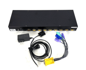 NEC CS1308 KVM Switch Unit 8port PS/2-USB KVM Switch 即決 12-13-1
