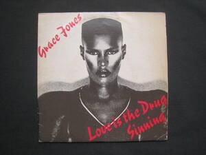 [即決][メガレア][ブラジル盤][7インチ]★Grace Jones Love is the Drug/Sinning★グレース・ジョーンズ★Warm Leatherette★Sly & Robbie