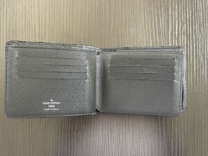 ルイヴィトン Louis Vuitton ダミエ グラフィット ポルトフォイユ フロリン 黒系 2つ折財布 中古