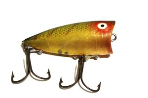 ■s3870 HEDDON CHUGGER ヘドン ベビー チャガー Jr オールド 希少 書き目 l クリア■