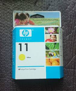 【送料無料】 未使用品 HP インクカートリッジ 11 イエロー yellow インクジェット