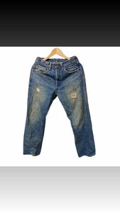 90’s LEVIS 55501 Gig E 赤身　デニムパンツ ジーンズ ボタンフライ W32