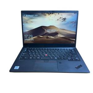 【1円～スタート】★Office 2021 搭載★ LENOVO THINKPAD X1 CarbonGen8 (Core i5-10210U@1.6GHz / 16GB / 256GB / Win10Pro) (管:NP0006)