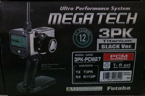 フタバ MEGA TECH 3PK Titanium BLACK ver. 3PK-PCM27 T-R set 12バンド