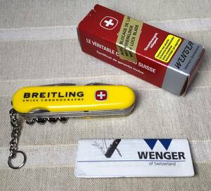 【希少ブライトリング・ノベルティグッズ/ ウェンガー(Wenger)スイス・アーミーナイフ/ Breitling】現ビクトリノックス/マルチツールナイフ