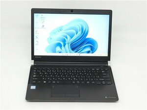 中古/WEBカメラ/13.3型/ノートPC/Win11Pro/新品SSD256GB/8GB/COREi3　6100U/TOSHIBA　R73/B /無線WIFI/USB3.0/HDMI/office搭載　送料無料