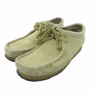 クラークス clarks ×thisisneverthat ワラビーブーツ ローファー デッキシューズ スエード ベージュ 26.5cm 1108 メンズ