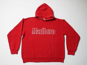 オールド◆　90s　USA製　Tultex　タルテックス　Marlboro　マルボロ　スウェットパーカー　Lサイズ　スエット　フーディ　トレーナー