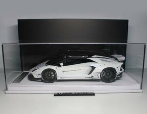 ▲最後1台！White！世界50台！GL 1/18 ランボルギーニ LP700-4 Liberty Walk アヴェンタドール LBWK LB Works 新品 Resin Model