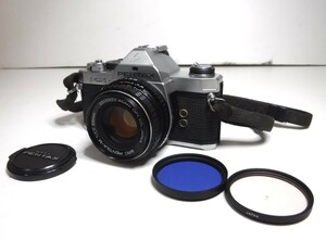 中古 PENTAX/ペンタックス カメラ/レンズ ASAHI MX アサヒ SMC PENTAX-M 1:1.7 50mm/Kenko MC SKYLIGHT 49mm Toshiba SL-1A 発送60サイズ