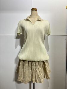 39-31 PLEATS PLEASE ワンピース クリームホワイト ベージュ 【 4 】　プリーツプリーズ イッセイミヤケ