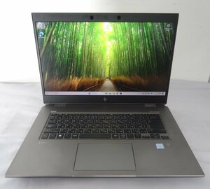 HP/ZBook Studio G5/Mobike Workstation/i7-8750H/16GB/SSD 512GB/15.6インチFHD/NVIDIA Qadro P1000　管理No.4A1248