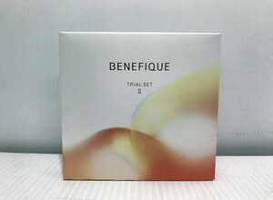 下松)【未開封】資生堂 BENEFIQUE ベネフィーク トライアルセット ふきとり化粧水 化粧水 乳液 ◆M2306018 KF07B