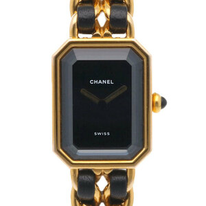 シャネル プルミエールL 腕時計 時計 GP H0001 クオーツ レディース 1年保証 CHANEL 中古