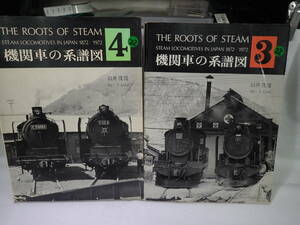 22. 臼井茂信著　機関車の系譜図3・4　2冊組