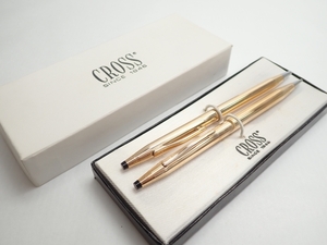 V917　CROSS　クロス　ヴィンテージ　ペンシル　ゴールドカラー　Stationery　Pen