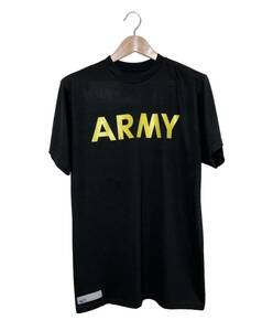 【USA古着】US ARMY Tシャツ M相当 ブラック ヴィンテージ 米軍実物 トレーニングウェア アメリカ陸軍 米軍放出品／アーミー