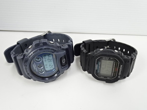 4M513MZ◎CASIO カシオ G-SHOCK DW-6900MF/DW-5600E 腕時計 稼働品 2点セット◎中古