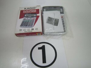 KADIO　電卓　１２桁　KD-3395B　中古①