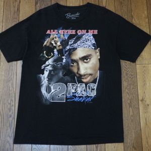 2PAC All Eyes On Me Tシャツ L ブラック 2パック トゥパック シャクール Thug Life Death Row オールド ヒップホップ hiphop raptee