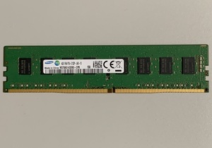 【中古】Samsung 4GB 1枚 DDR4-2133 M378A5143DB0-CPB デスクトップPC用メモリ（non-ECC Unbuffered、1Rx8、PC4-17000）