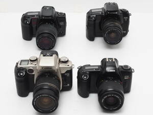 ★訳あり大特価★ キャノン CANON EOS ボディ＆レンズ 4台セット 5 / 55 / REBEL X / 10QD #TA3101