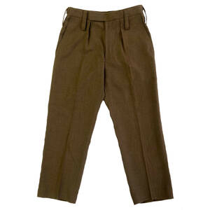 British Army イギリス軍　ドレスパンツ　ブラウン　80-80サイズ　Barrack Dress Trousers DEAD STOCK ブリティッシュアーミー 英軍