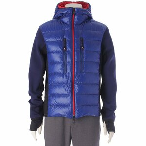 【モンクレール】Moncler　グルノーブル メンズ 22年 切替 ダウンジャケット パーカー ブルゾン ブルー S 【中古】【正規品保証】204892