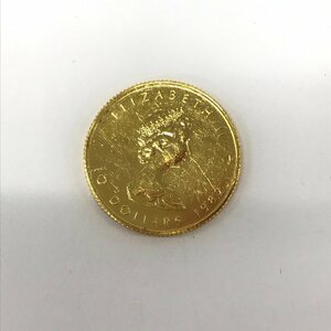 K24 純金 メイプルリーフ金貨 1/4オンス 7.8g【CEAL8033】